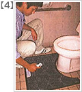 トイレ除菌サービス作業写真4